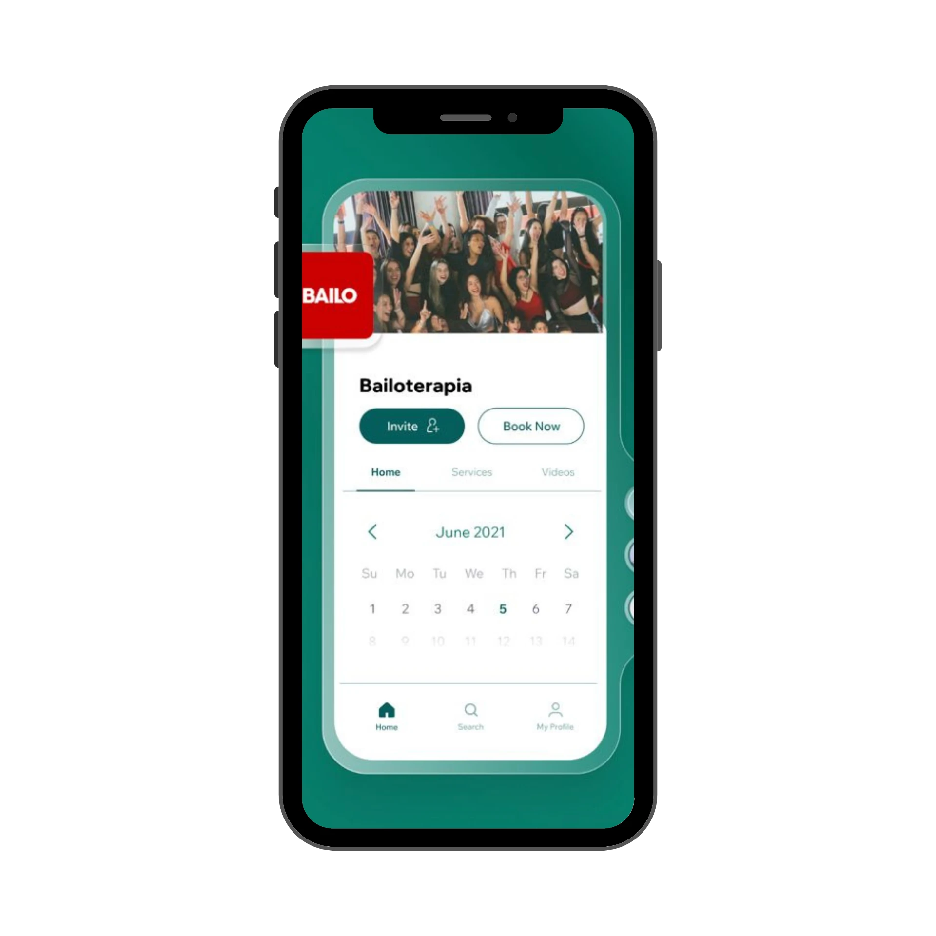 Reto disponible desde la app en el celular
